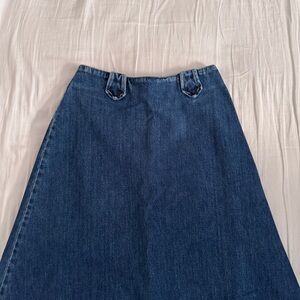 Vintage maxi denim skirt